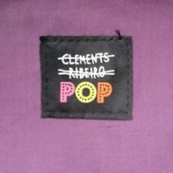 Clements Ribeiro ‘POP’ Full Size purple camouflage backpack 12X14 main image 5